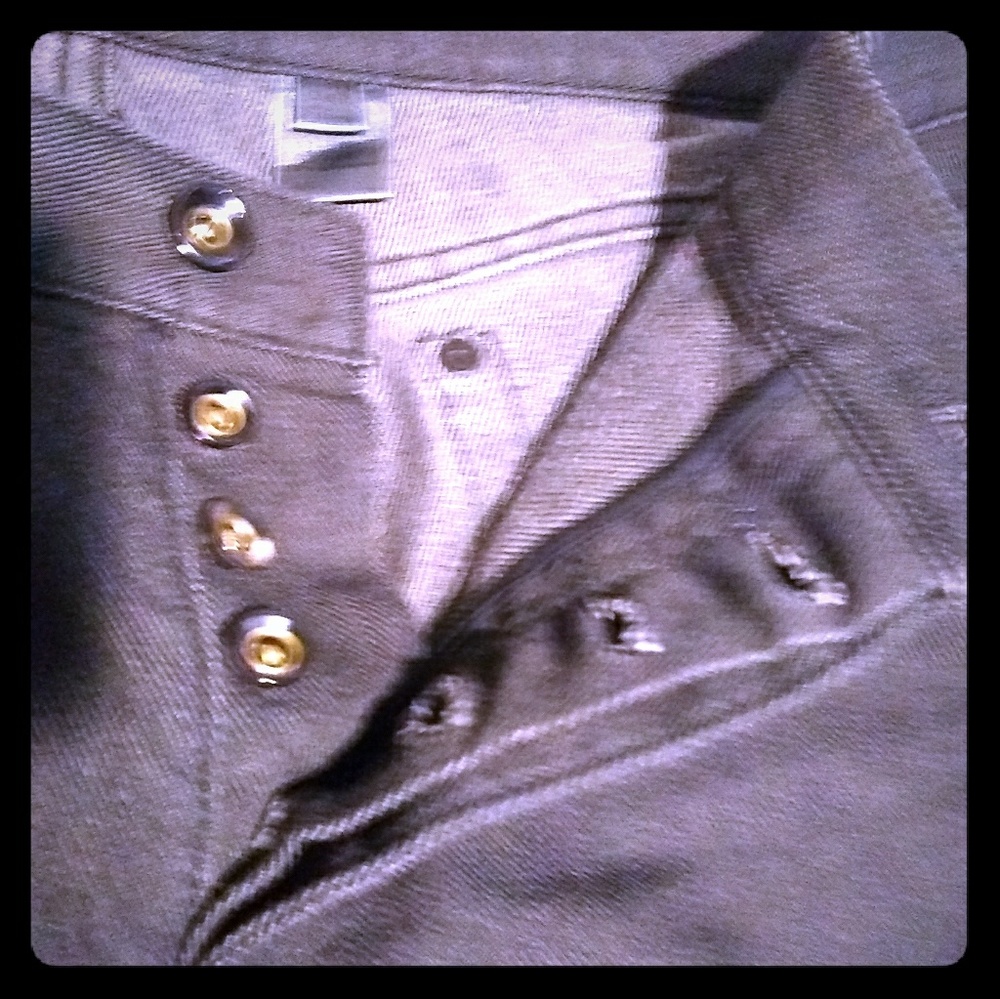Men's black denim jeans size 38